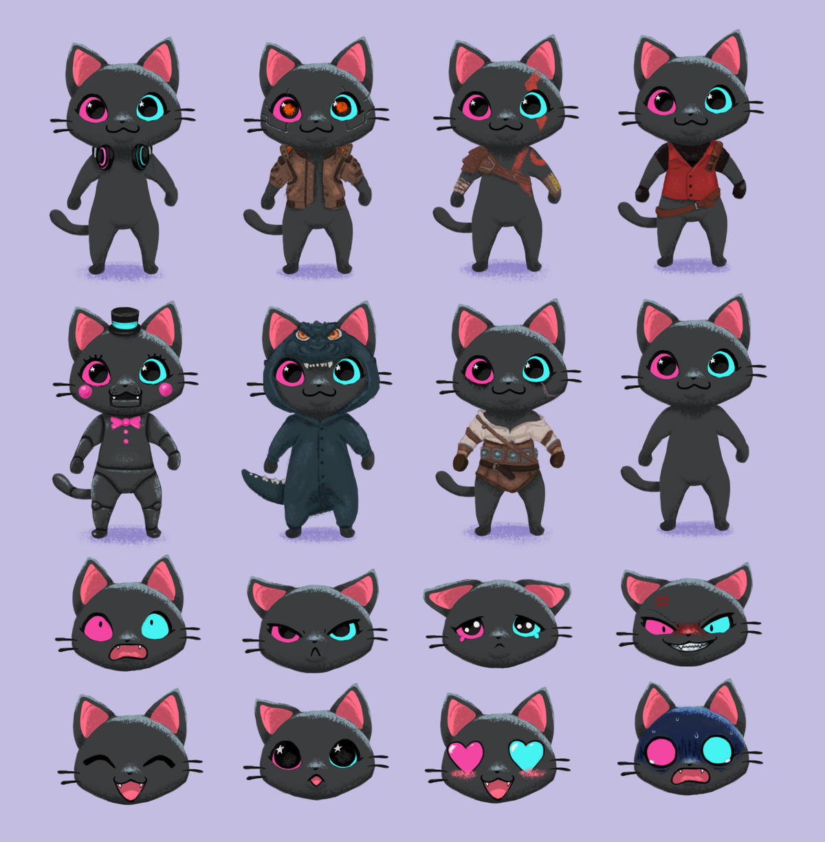 Character design illustration