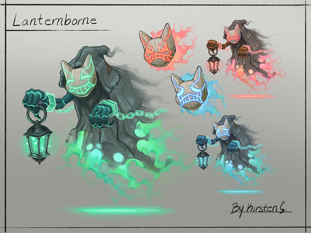 Lanternborn character design