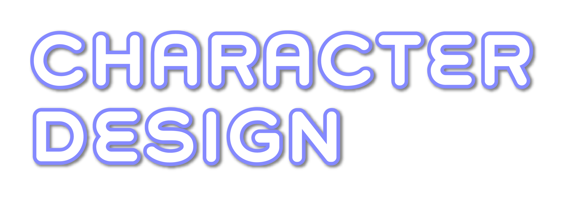 Graphical image of the page's title character design